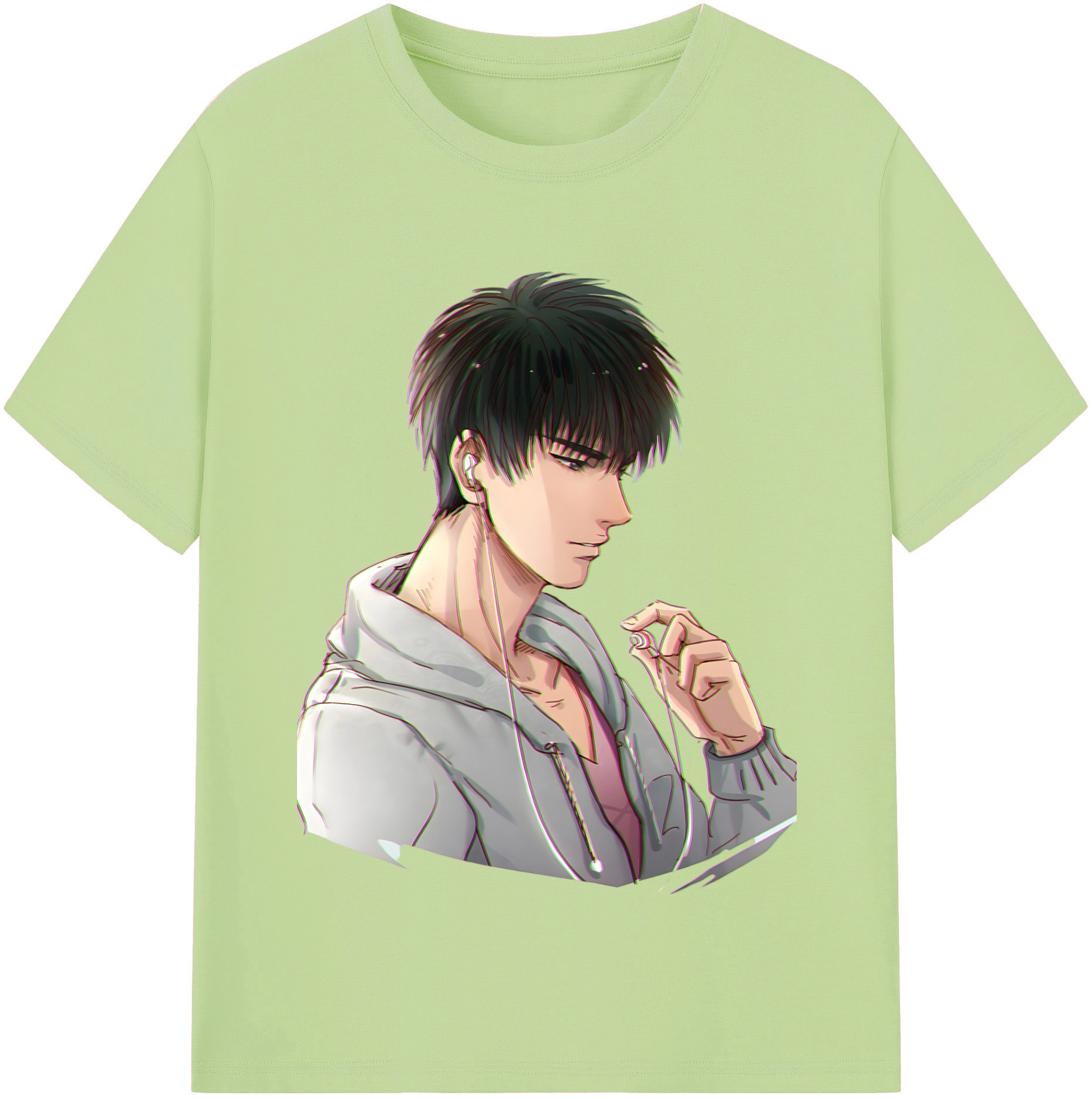 SLAM DUNK／スラムダンク 綿100％半袖Tシャツ（フロントプリント）